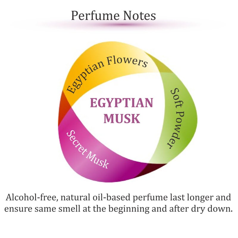 Zoha Egyptian Musk - Egyptian Oil Perfume for Women and Men, Skin-Friendly, Alcohol-Free Perfume Oil, Travel Size Clean Parfum, 30ml Spray - Image 2