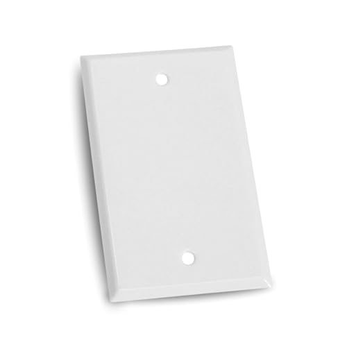 SIGMA ENGINEERED SOLUTIONS 14240WH Weatherproof Outdoor Rectangular Cover Plate for Outlet Boxes, White, Metal, 1-Gang - Image 1