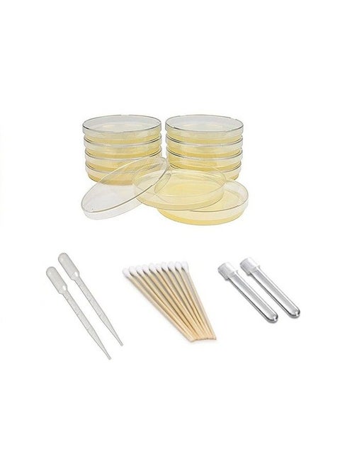 Bacteria Science Kit (I) : Prepoured Lb Agar Plates And Cotton Swabs, Ebook For Science Fair Project With Award Winning Experiments