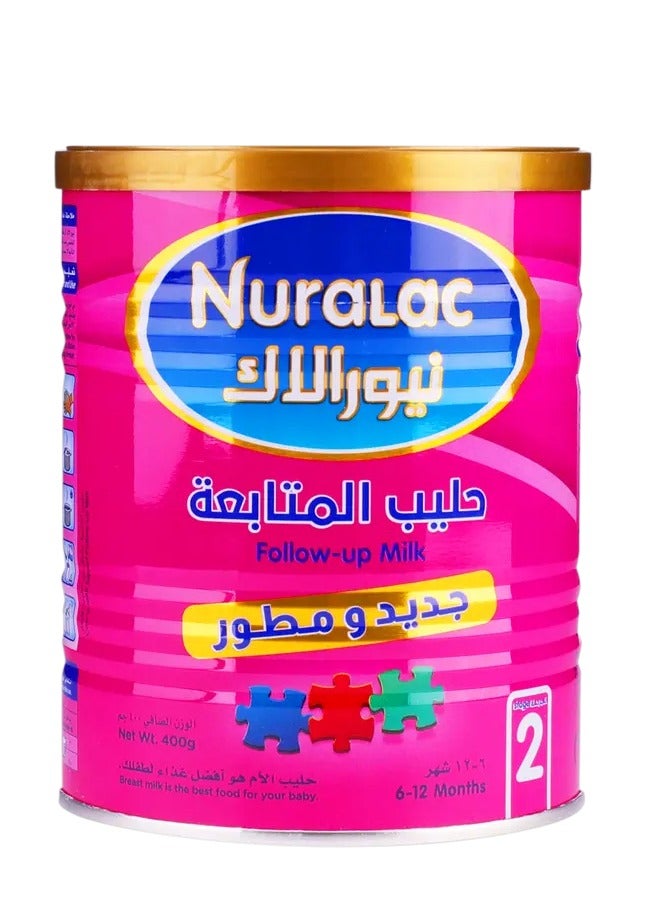 NURALAC Iron Fortified Baby Milk 400g Stage 2 