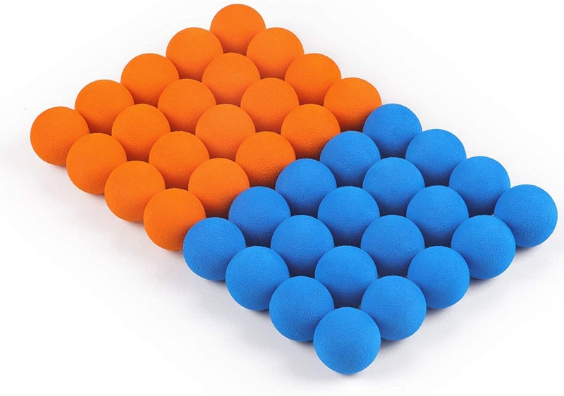 DX DA XIN Foam Balls 40 PCS for Air Popper Gun Blaster Guns Refill Bullets Toys Foam Blasters Replacement Foam Bullet Ball Launcher Extra Balls - Image 1