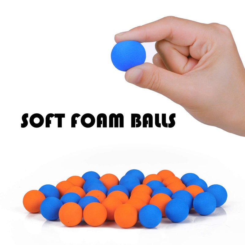 DX DA XIN Foam Balls 40 PCS for Air Popper Gun Blaster Guns Refill Bullets Toys Foam Blasters Replacement Foam Bullet Ball Launcher Extra Balls - Image 3