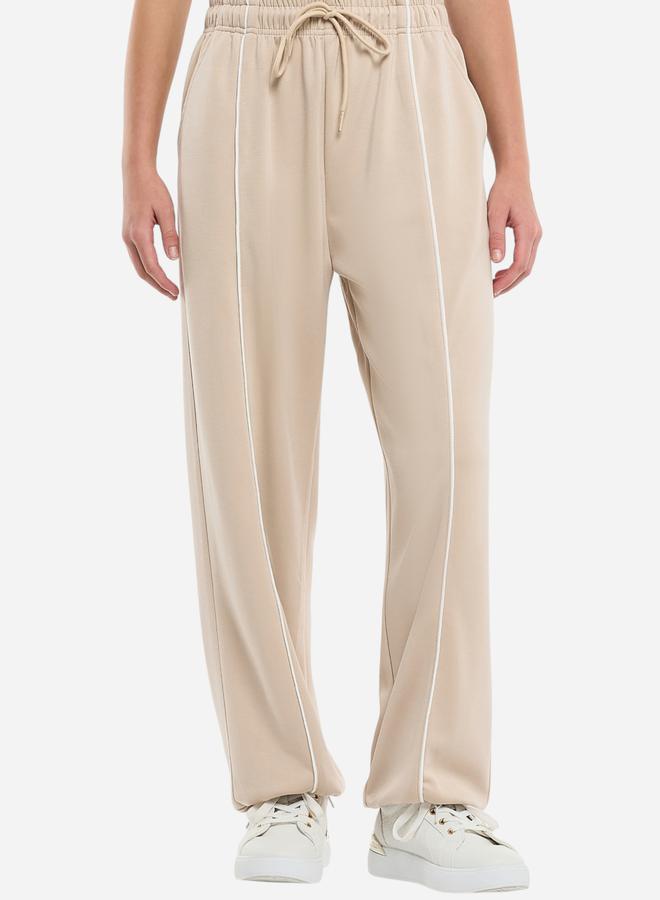 victor and jane Beige Contrast Stripe Track Jacket and Joggers Co-Ords - Image 4