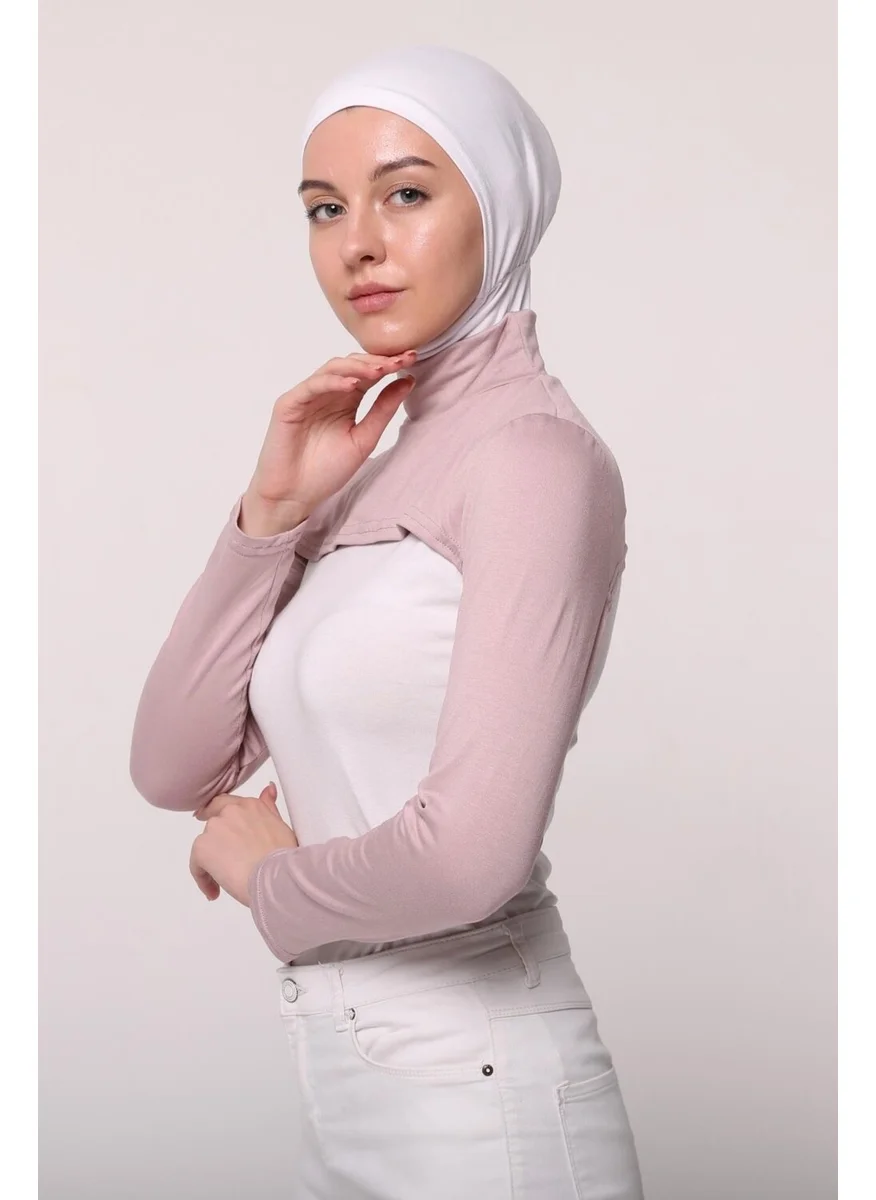 التوبة Turtleneck Neck Collar Sleeve