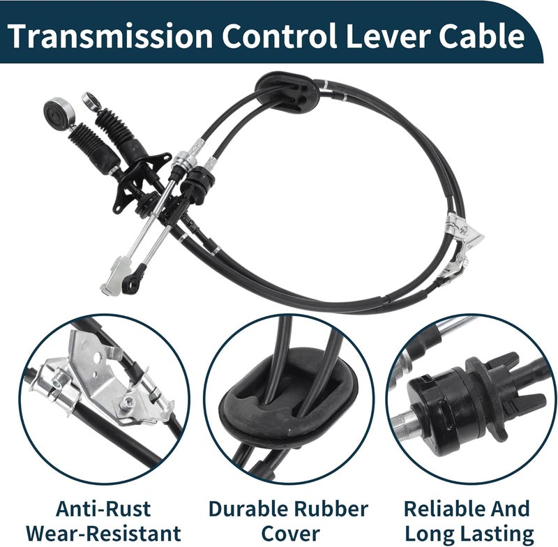 TUCKBOLD Transmission Gear Shift Cable for Honda Accord 2003-2007 and Acura TSX 2004-2007 - Image 5