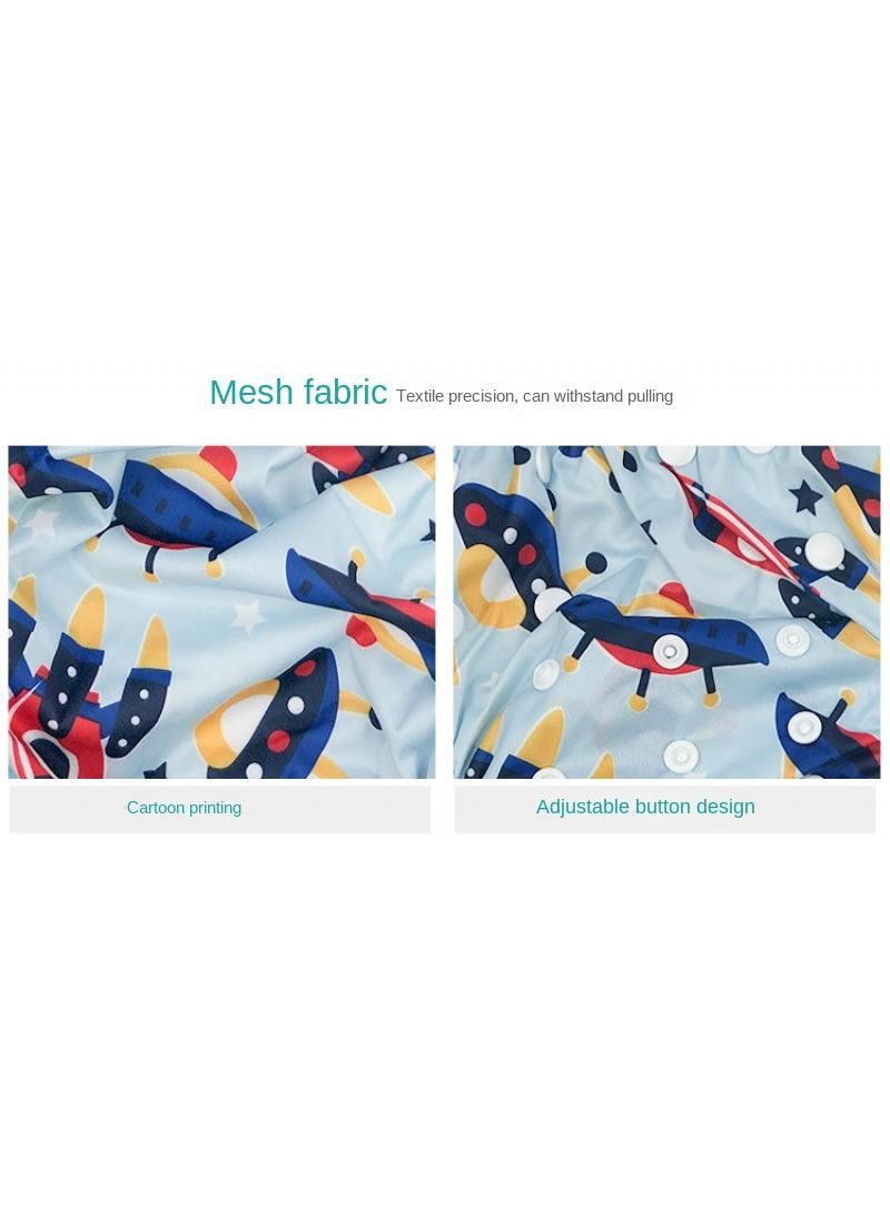 1-Piece Voguish Soft Adjustable Washable Baby Swimming Shorts Diaper - Style P - Image 5