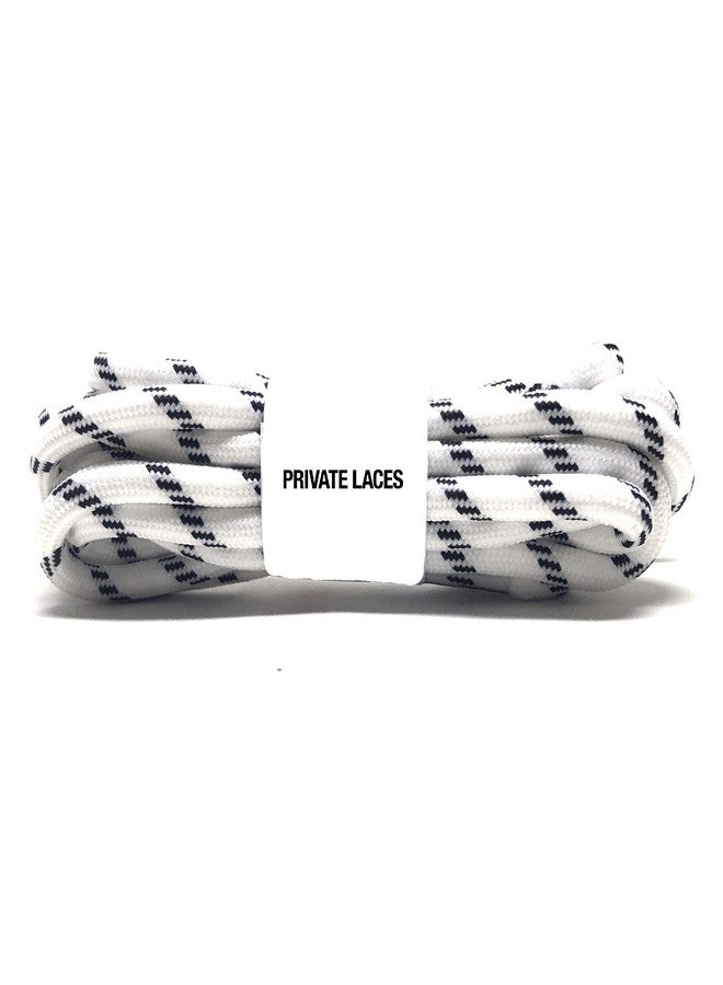 Private Laces Replacement for Balenciaga Triple S (White & Black) - Image 2