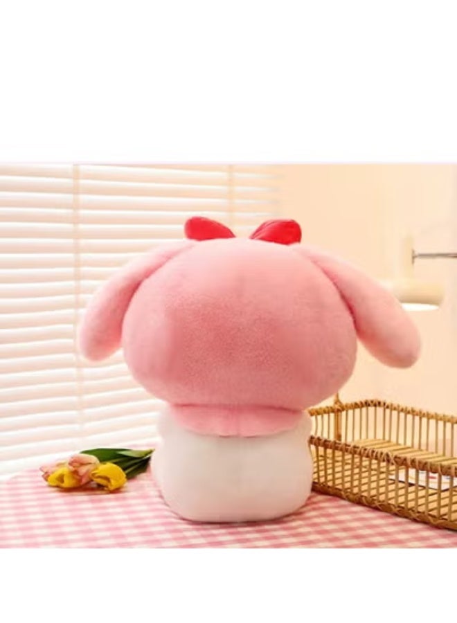 Sanrio 28cm Cartoon Pink Strawberry Melody Plush Doll Plush Toy Room Decoration Soft Doll Suitable for Kids Gifts Party Gifts - Image 5