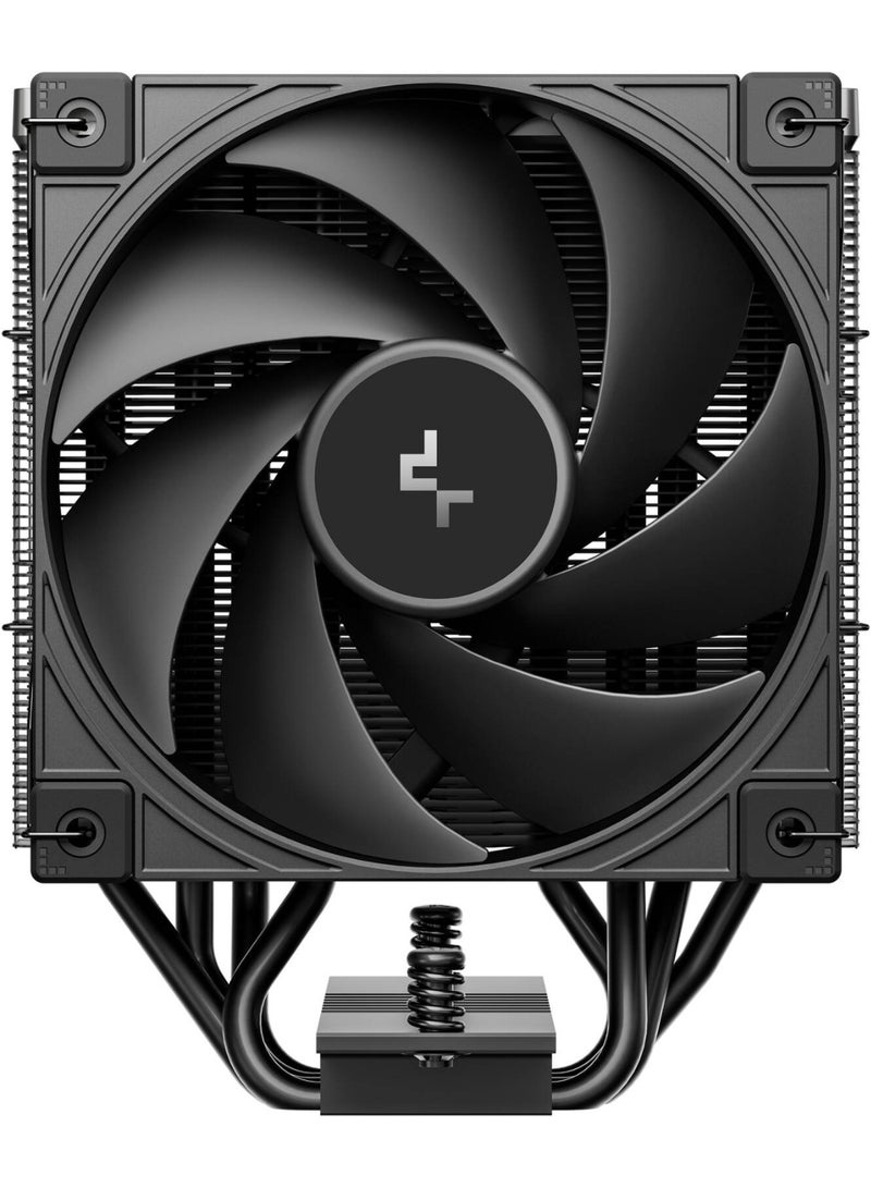ديب كول مبرد المعالج AK400 G2 DIGITAL NYX - مبرد هوائي للمعالج مزود بتقنية الذكاء الاصطناعي لضبط درجة الحرارة ديناميكيًا، وشاشة عرض رقمية رباعية الأجزاء، ومروحة PWM مقاس 120 مم، و4 أنابيب حرارية نحاسية، ومنفذ PWM رباعي الأطراف، ومحمل هيدروليكي، ويدعم منصات Intel وAMD المتعددة، باللون الأسود | R-AK400G2-BKNNMN-GJD-1 - Image 3