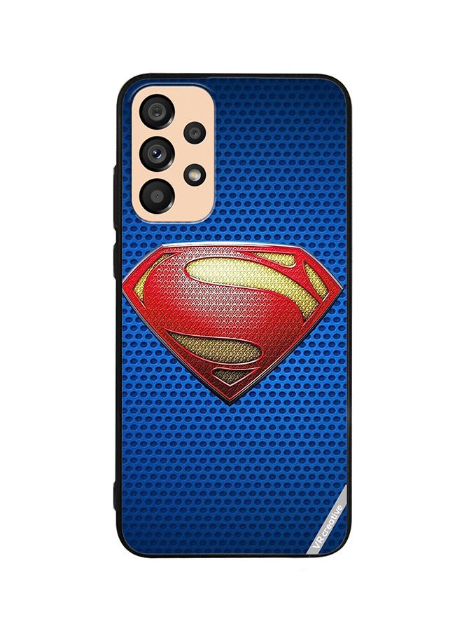 VR CREATIVE Protective Case Cover For Samsung Galaxy A53 5G Superman Logo Design Multicolour - Image 1