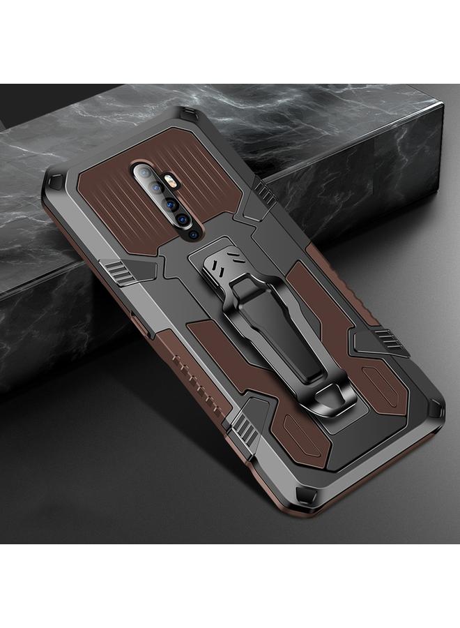 إيروريكس جراب لهاتف OPPO Reno2 F Machine Armor Warrior مقاوم للصدمات مصنوع من مادة البولي يوريثين الحراري + جراب واقٍ من مادة البولي يوريثان الحراري - Image 1