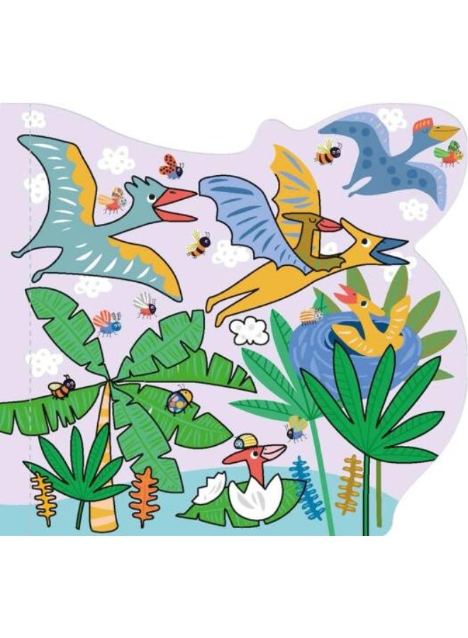 Avenir Magic Water Painting Dinosaur | 6 Reusable Coloring Surfaces, 2 Sheets of Repositionable Stickers, and Refillable Water Pen, Easy to Carry | Kids 3+ - Image 4
