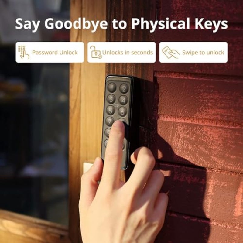 Keypad Touch Smart Keypad with Fingerprint Sensor, NFC Card Reader, IP65 Protection, Illuminated - Image 2