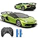 AEROQUEST Remote Control Car for Lamborghini Officially Licensed 116 Scale Lambo Hobby Rc Cars with Headlight 24GHz Race Car Toys for Boy Girl 412 Years Old 12Kmh Birthday Gift - Image 3