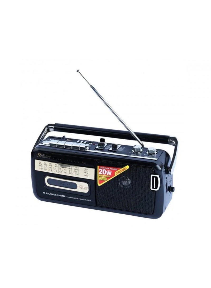 DLC DLC Radio Cassette Player with USB & Memory Slot - Image 2