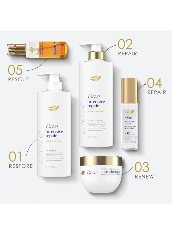 Dove Nutritive Solutions for Dry Hair, Intensive Repair, Deep Conditioner, 12 Fl Oz (Pack of 4) - Image 3