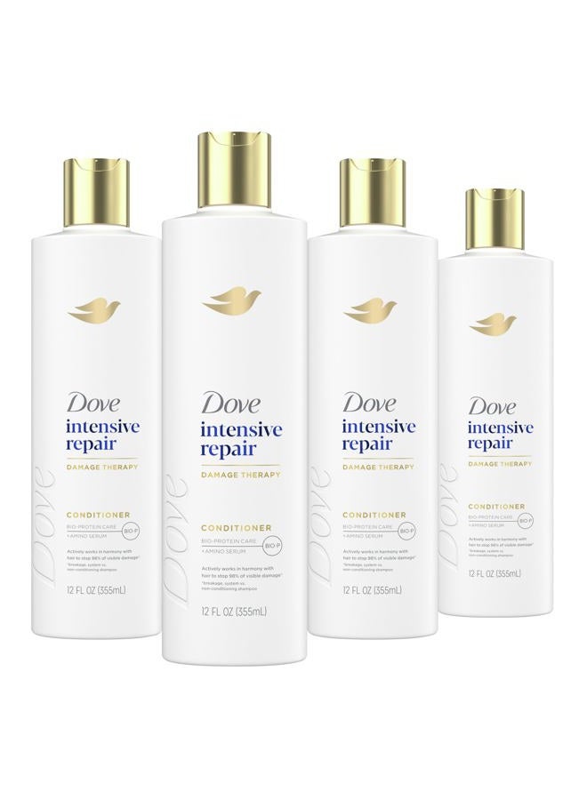 Dove Nutritive Solutions for Dry Hair, Intensive Repair, Deep Conditioner, 12 Fl Oz (Pack of 4) - Image 1