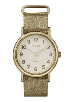 Timex Brass Analog Women's Watch With Gold Fabric Band TW2R92300 - pzsku/Z5CF3FEAFC140490DD135Z/45/_/1719649948/e9bdaa5b-7712-473f-a7d4-8fc65923473e