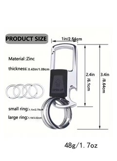 Goolsky Multifunctional car key chain for men, holiday gift for husband or father, 1,  - Image 5