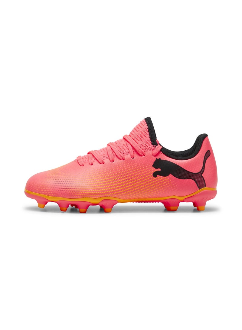 PUMA FUTURE 7 PLAY FG/AG Kids Youth Pink Football Boots - Image 1