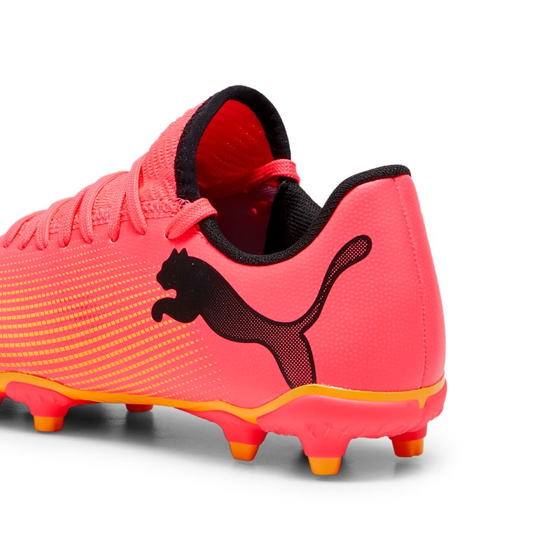PUMA FUTURE 7 PLAY FG/AG Kids Youth Pink Football Boots - Image 3