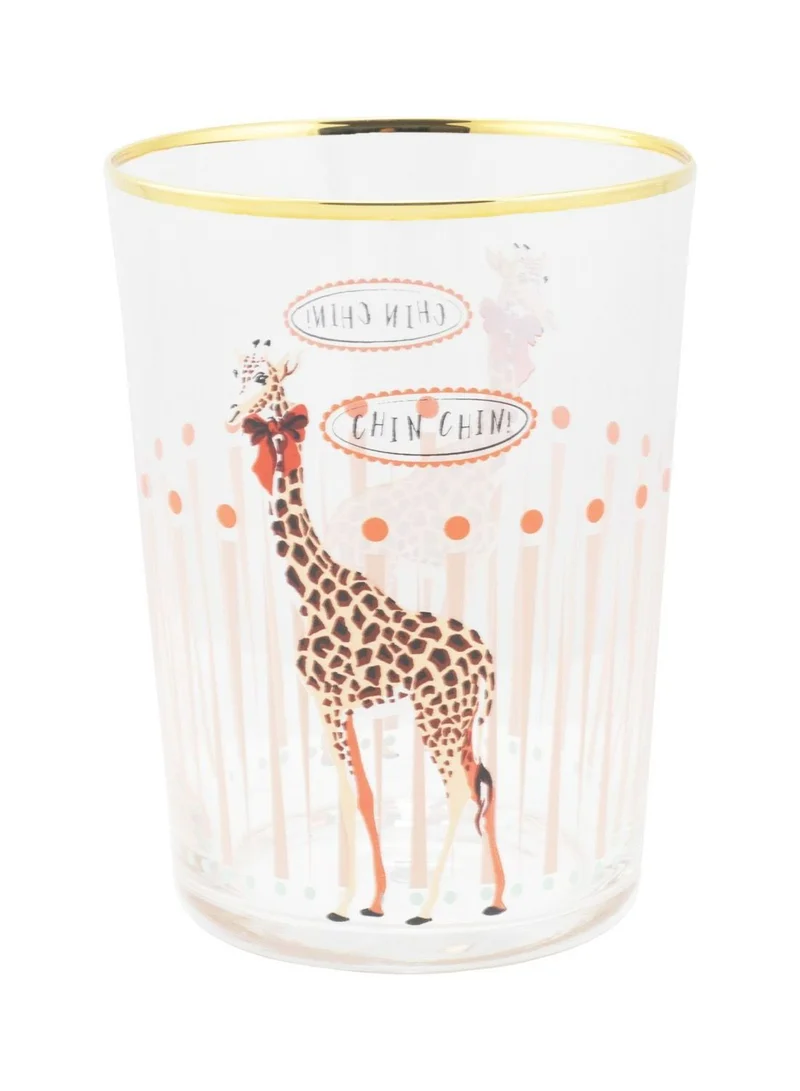 YVONNE ELLEN Giraffe Hi Ball Drinking Glass