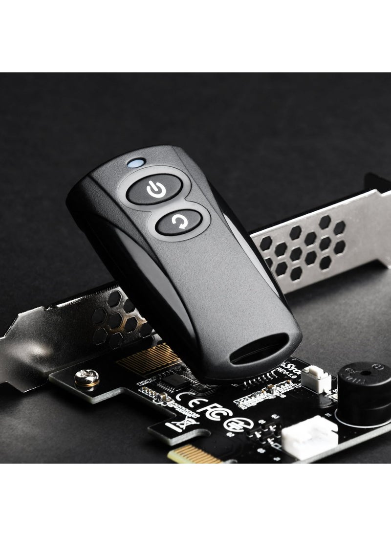 SilverStone SilverStone Tek 24G Wireless Power Remote with PowerReset Function and Audio Feedback ES02PCIE  - Image 3