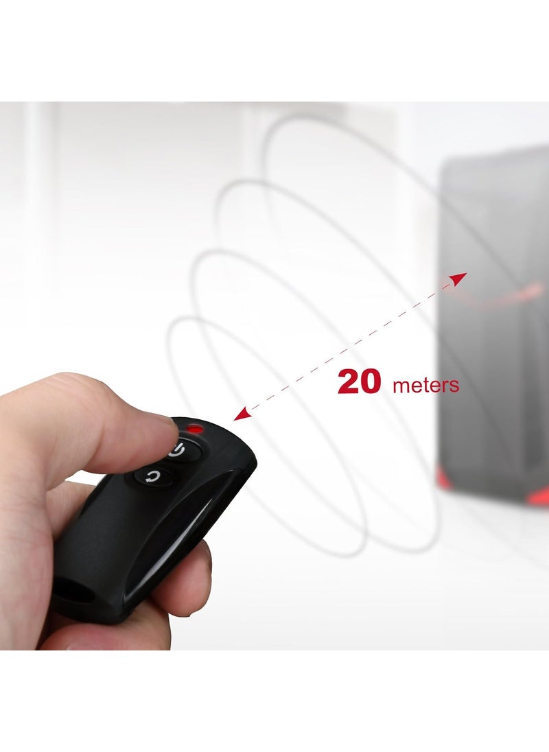 SilverStone SilverStone Tek 24G Wireless Power Remote with PowerReset Function and Audio Feedback ES02PCIE  - Image 5