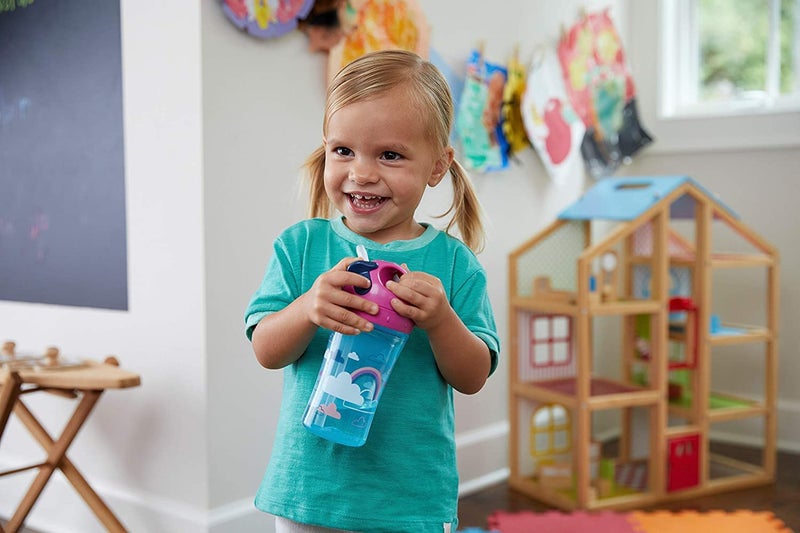 NUK Easy Straw Cup, 10 oz, 1-Pack - BPA-Free Spill-Proof Toddler Cup with Soft Straw, Dishwasher Safe, Leak Resistant, Durable Plastic Kids Drinking Cup - Image 2