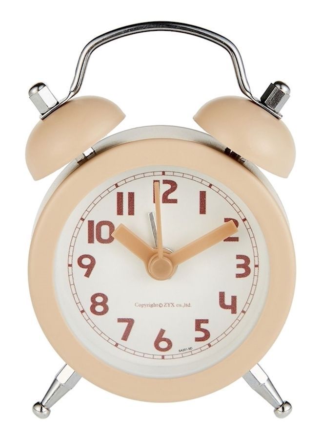 NIBEMINENT Round Belt Battery Mini Alarm Clock Multicolour - Image 1