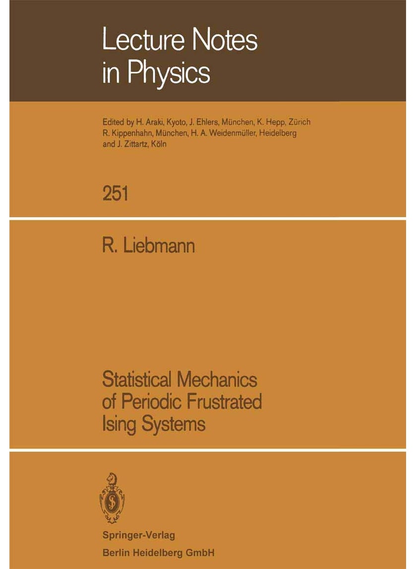 Statistical Mechanics of Periodic Frustrated Ising Systems 