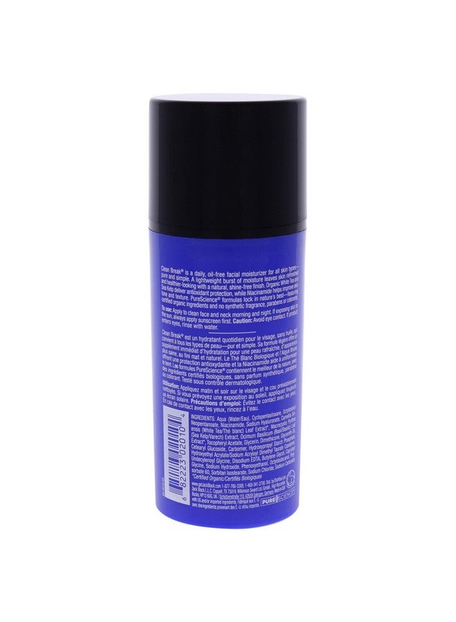 Jack Black Clean Break Oil-Free Moisturizer, 3.3 Fl. Oz - Face Moisturizer for Men, Face Lotion, Daily Moisturizer for Face, Skin Moisturizer Face Cream - Image 2