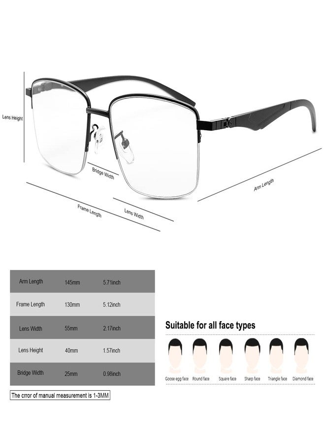 YIMI Progressive Photochromic Multifocus Reading Glasses Spring Hinge Sun Readers Computer Anti Eyestrain Eyeglasses for Men Women - Image 3