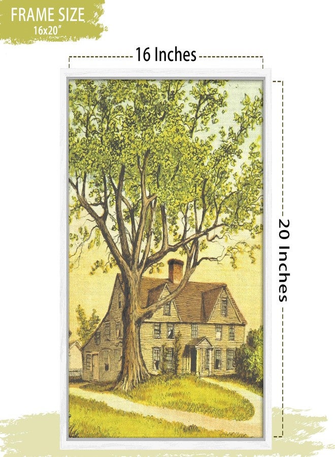 Abtgt 16x20 Canvas Floating Frame with 0.9" Deep, White Floater Frame for Canvas Paintings with Adhesive, Vertical or Horizontal Wall Art frame for Prints Oil Painting Diamond Decor, 1 Pack. - Image 5