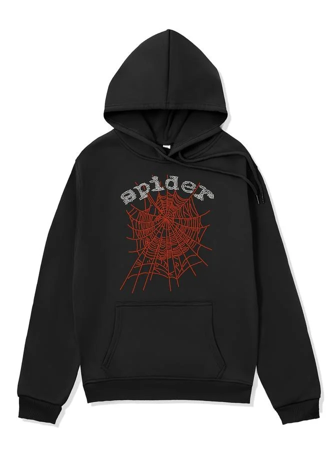 Take Two Graphic Print Pocket Detail Hoodie