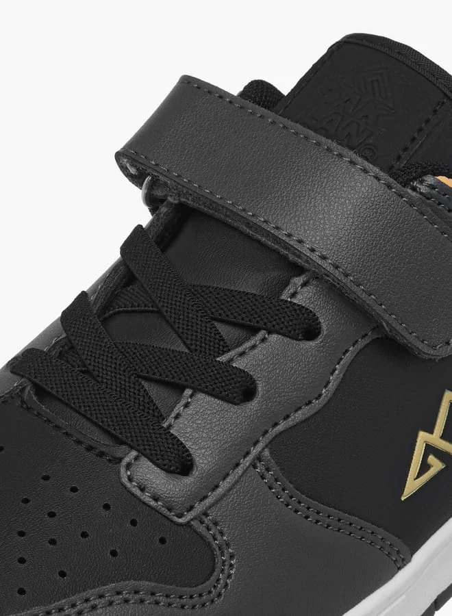 شو اكسبرس Boys Panelled Sports Shoes with Hook and Loop Closure