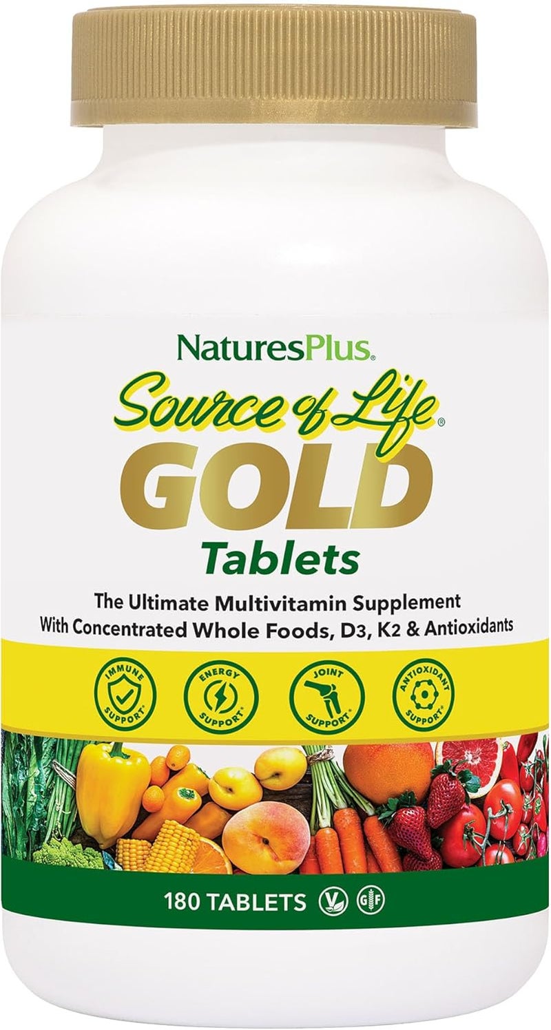NaturesPlus Source of Life Gold Multivitamin Tablets for Adults - Image 1