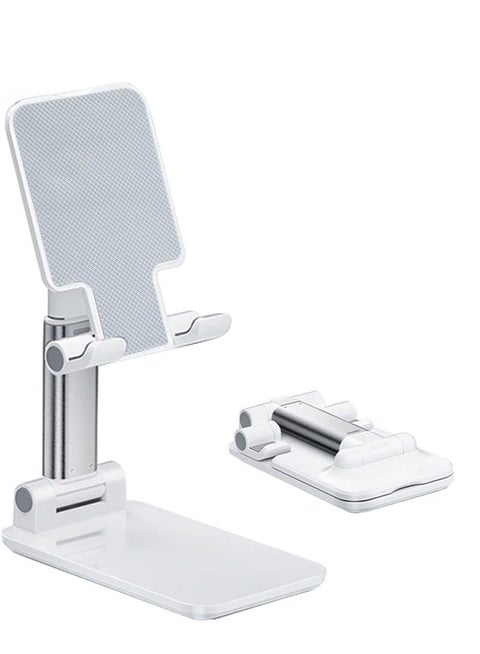 Folding Desktop Phone Stand white