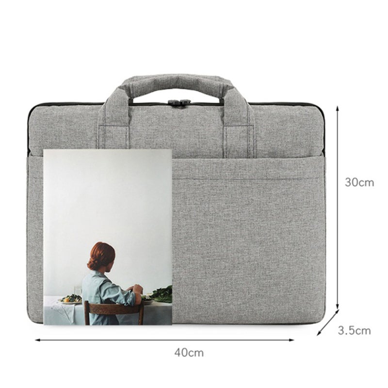 Laptop Bag: 15" Rose Premium Oxford Fabric - Soft Fleece Liner Spacious Storage Exquisite Metal Zippers for Daily Use Travel Office Business Trips - Image 5