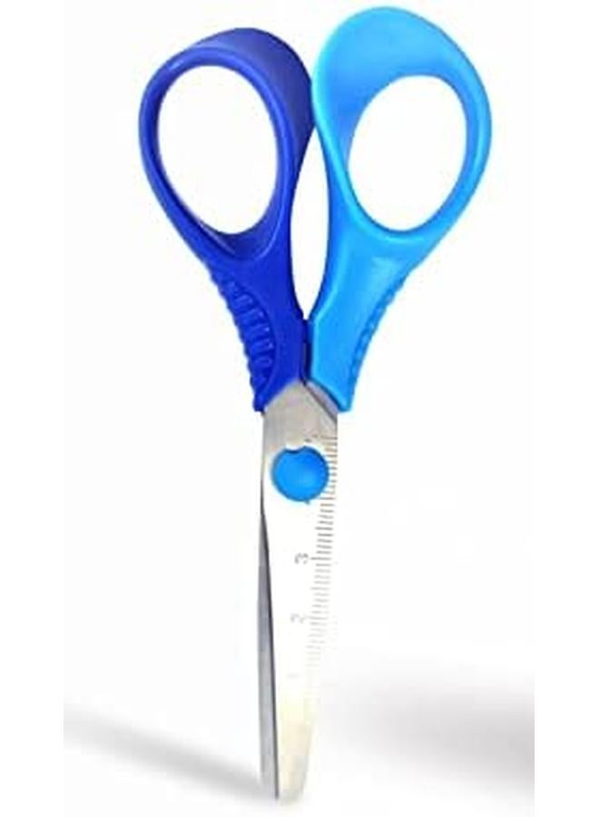 ماكسي طقم هندسي 10 قطع بالإضافة إلى قلم جرافيت Hb 12 قطعة × 1 صندوق بالإضافة إلى مقص آمن للأطفال - Image 4