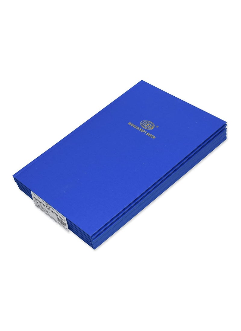 FIS FIS 5 PC Manuscript Books 5 mm Square Lines, (Pack of 5 Pcs x 48 Sheets) 1 Quire, Size FC (33 x 21 CM) - FSMNFS1Q5MM_5PC  - Image 1