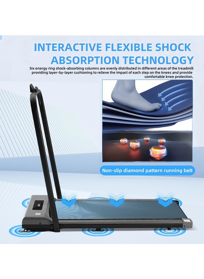 Walking Pad Under Desk Treadmill Treadmills for Home 2 in 1 Walking Machine Portable Folding Electric Motorized Walking and Jogging Machine for Home and Office Workout with Remote Control LED Display - pzsku/Z5CF540EFC39957000906Z/45/_/1735374909/a3924279-b4d4-4c9d-b86c-ddceec525059