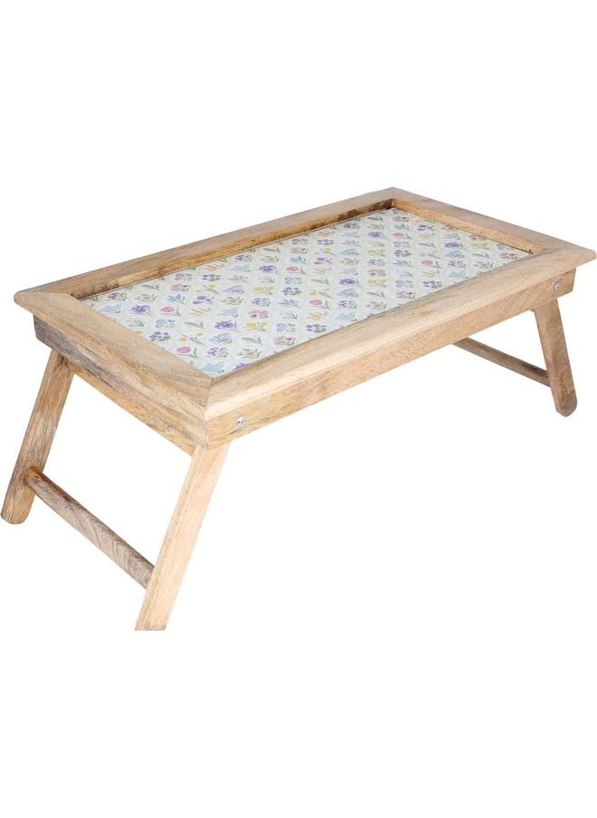 Alsaif Wooden Serving Tofir 20X12X10 Cm Rectangle Legs Colored  - Image 1