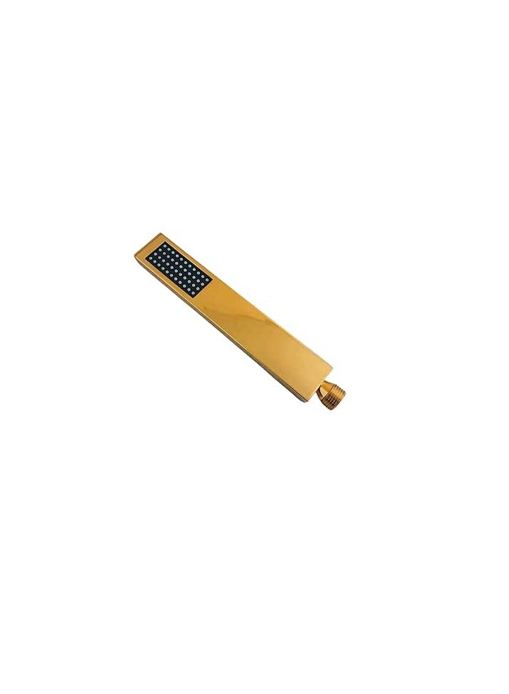Metal Hand Shower Head (Square Gold) - Image 1