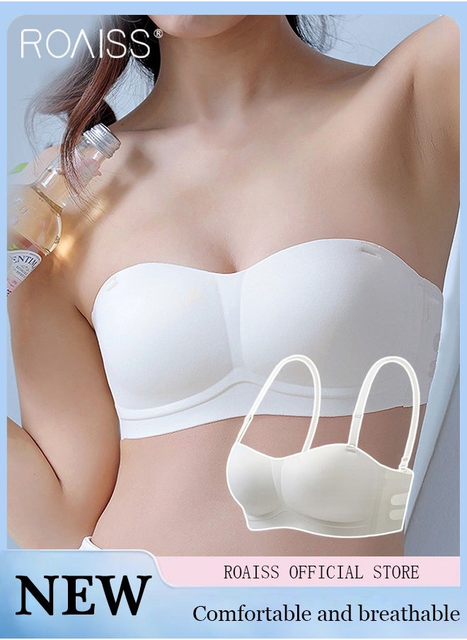 Women's Strapless Invisible Bra 2-Piece Detachable Shoulder Strap Thin Anti Slip Breathable Dress Bra - pzsku/Z5CF55454DC26835E8D95Z/45/_/1727248310/6417950a-e1c8-4de4-837a-aac730b95e07