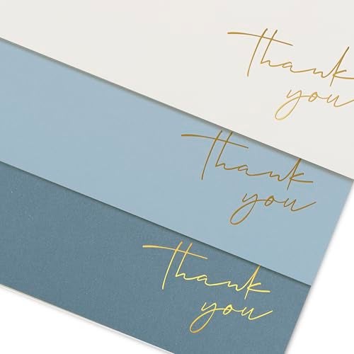 ZICOTO Beautiful Thank You Cards Set of 30 With Envelopes and Stickers - Elegant Blank Cards For Personalized Notes - Perfect Bulk Stationary Set For All Occasions incl. Weddings, Business & Baby Showers - Image 4