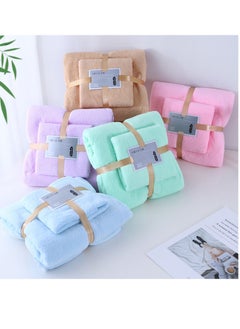 GOLDEN MILLION Towel & Bath Towel Set Absorbent Quick Dry Cleaning Face & Shower Towel  - Image 2