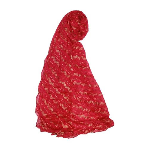 Stylish 2.25 Metre Women's Dupatta | Designer shawl | Scarf for Girls & womens | Chunni | Chiffon (Pink, 2.25 Metre) - Image 1