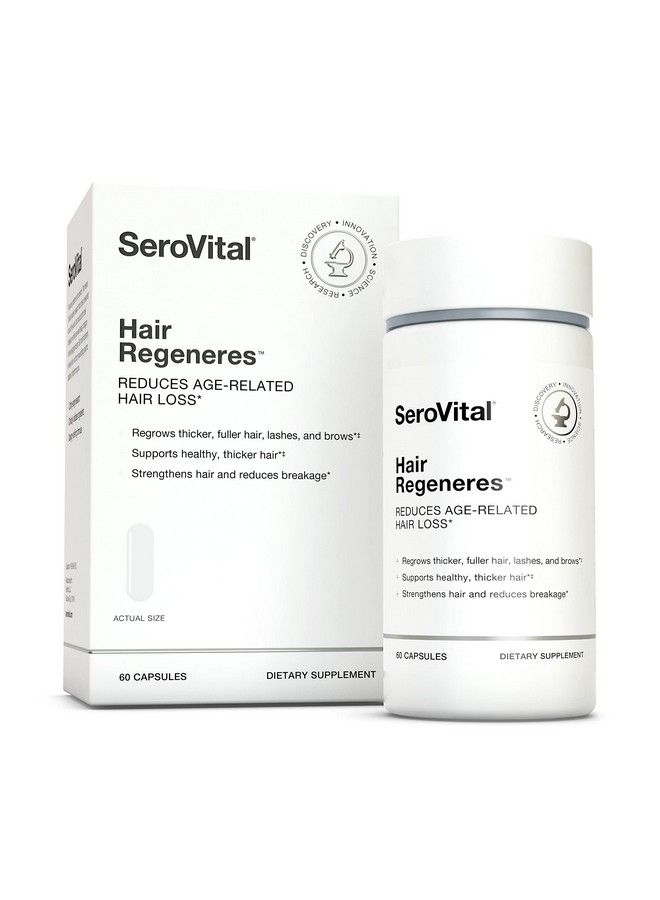 serovital Hair Regen Formulated For Women Seeking Enhanced Hair Growth Thicker Strengthened Hair & Increased Scalp Coverage Supports Noticeable Decrease In Agerelated Hair Loss And Shedding (60 Count) - Image 1