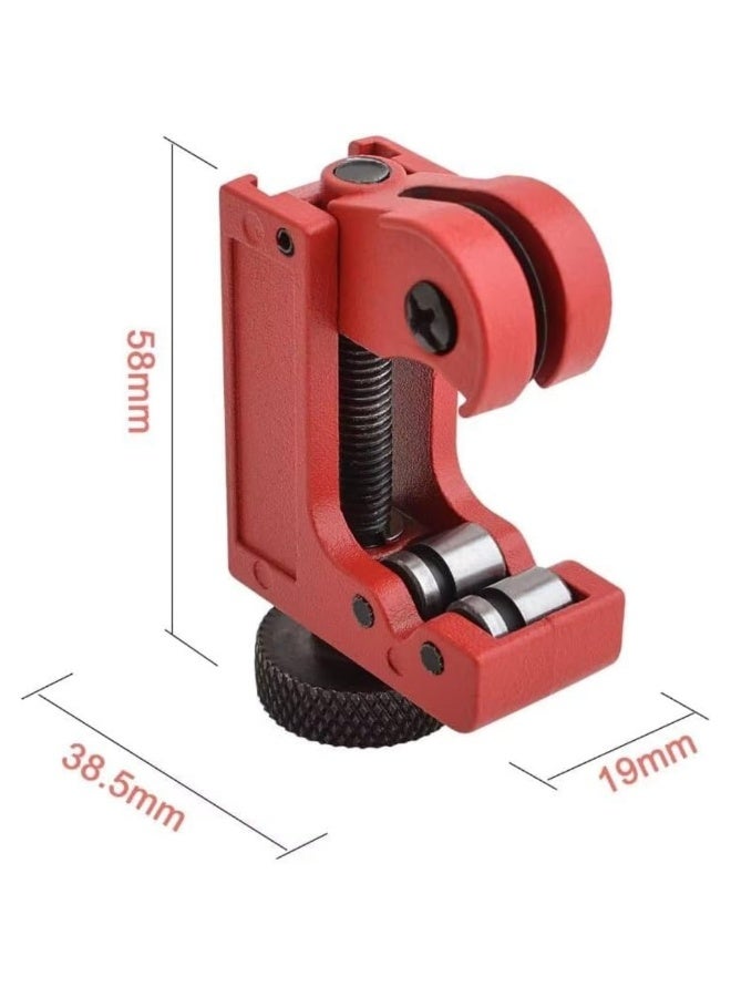 Mini Tube Cutter for 3-22mm Pipes, Adjustable Zinc Alloy Cutter Tool for Copper Aluminum  Brass PVC Pipes - Image 3